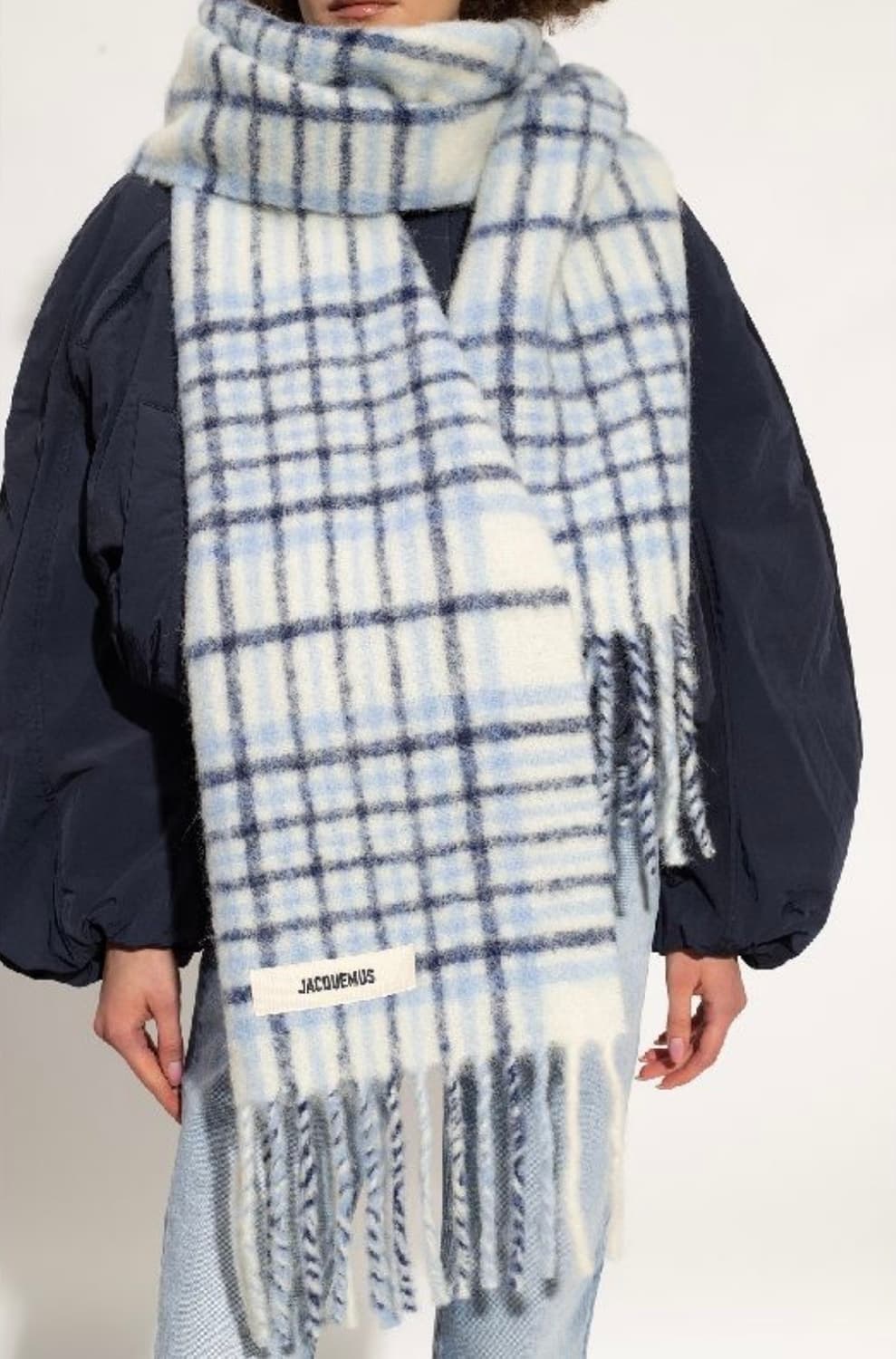 자크뮈스 머플러 블루 레샤프 카로 상품이미지1