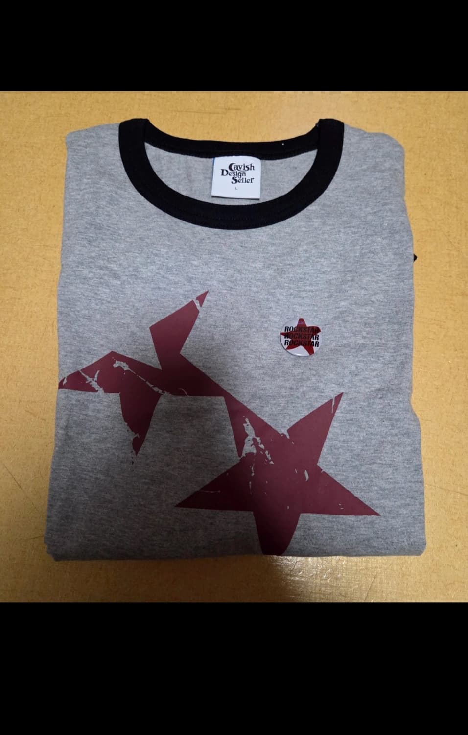 카비시 TWIN STAR RINGER SS TEE L사이즈 상품이미지5
