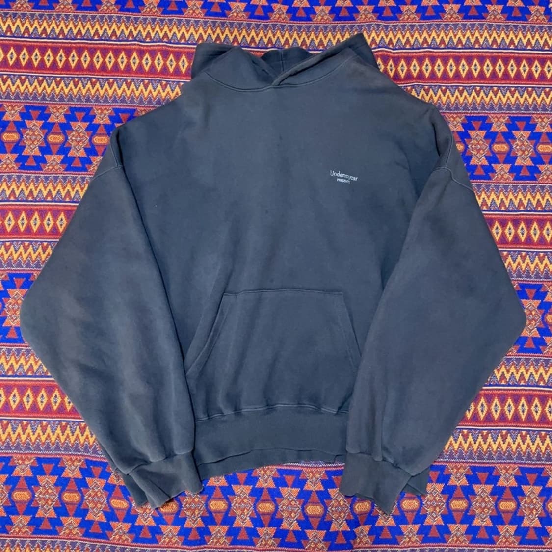 [빅사이즈] 언더마이카 피그먼트 후드티 상품이미지1