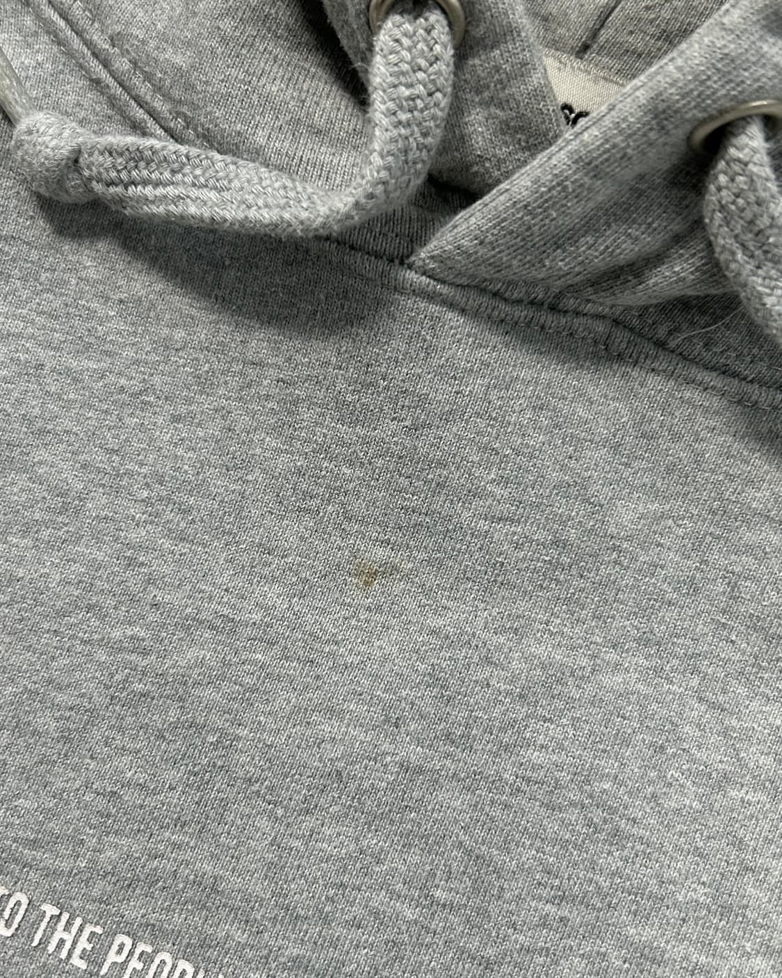 엔더슨벨 빅로고 그레이 후드티  상품이미지7