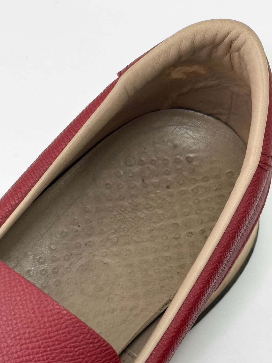 Hermès Red Calf Leather Loafers 43 상품이미지6