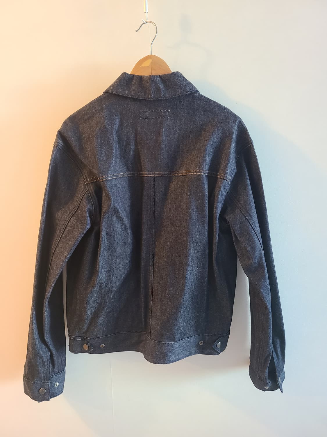 비슬로우 셀비지 데님트러커자켓 인디고S 상품이미지2