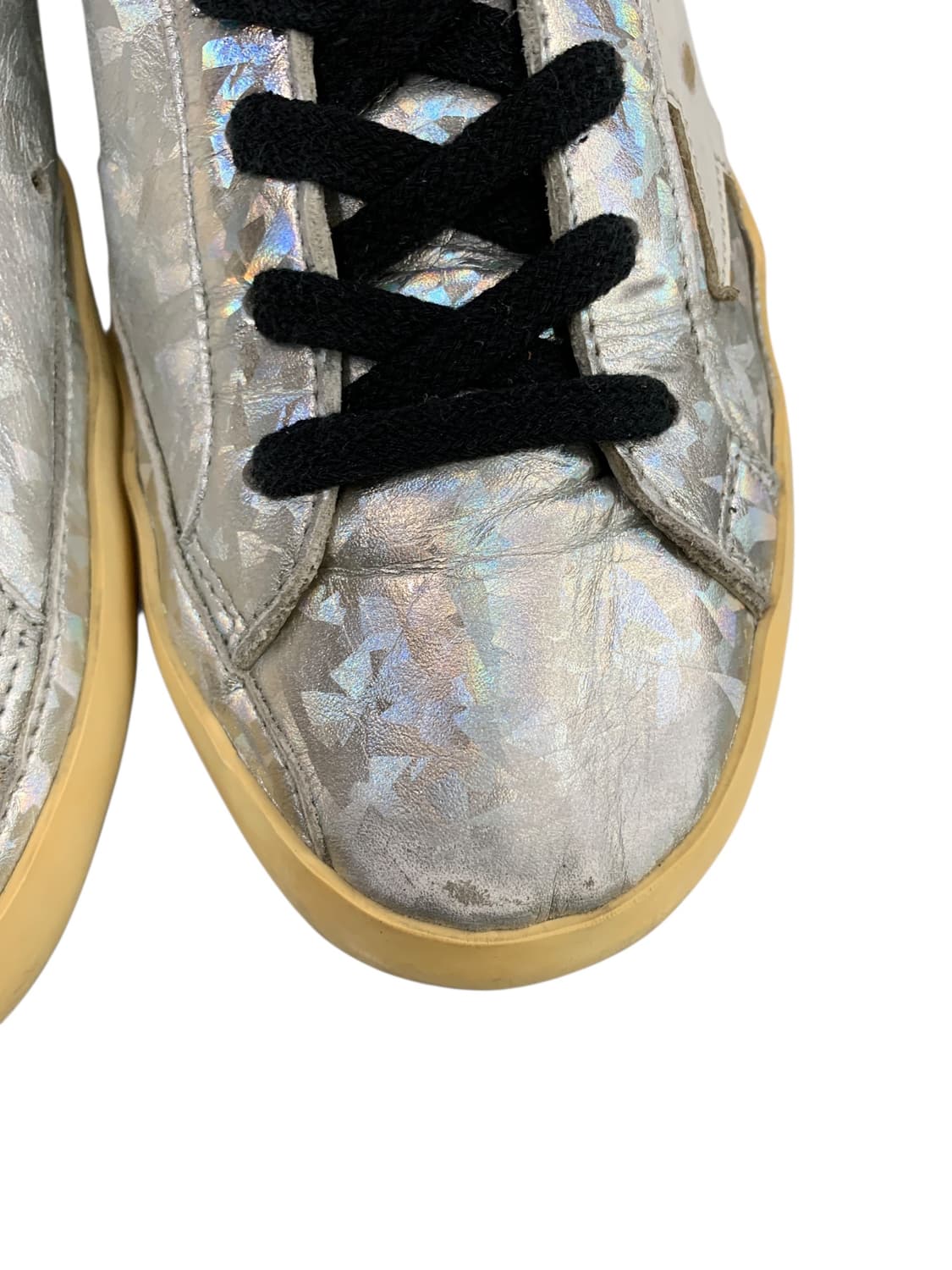 골든구스 슈퍼스타 글리터 스니커즈 실버 36(230) (Gr-3157) 상품이미지7