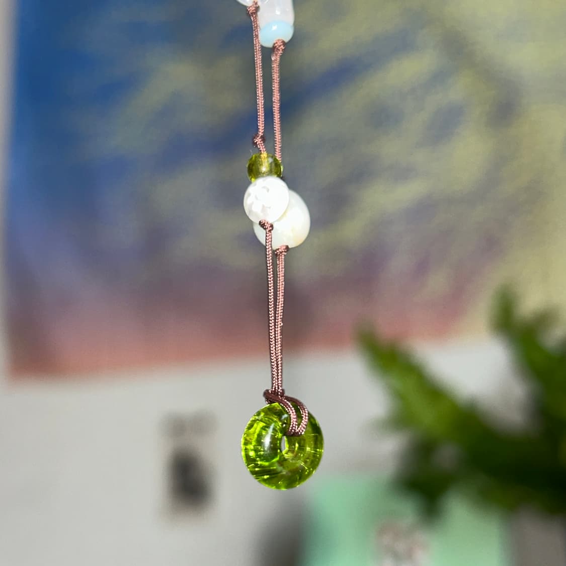 Matcha Donut necklace 상품이미지3