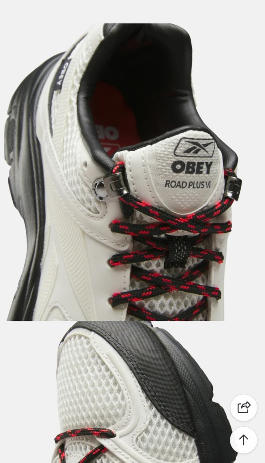 오베이 x 리복 프리미어 로드 플러스 VI 초크 블랙 상품이미지3