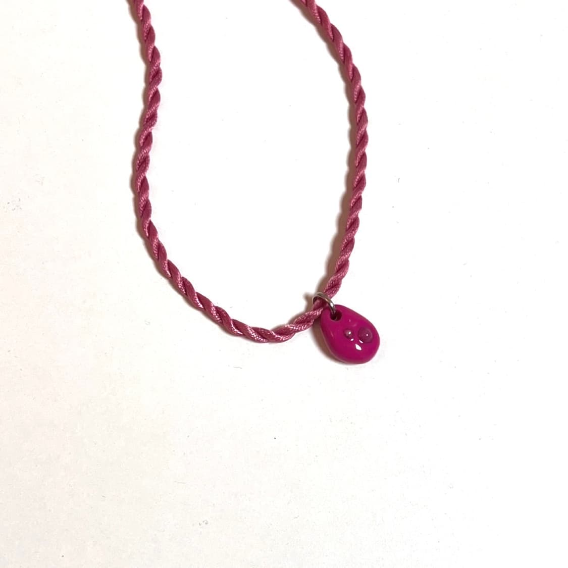 Nff pink tie necklace 엔프프 핑크 타이 목걸이 상품이미지2