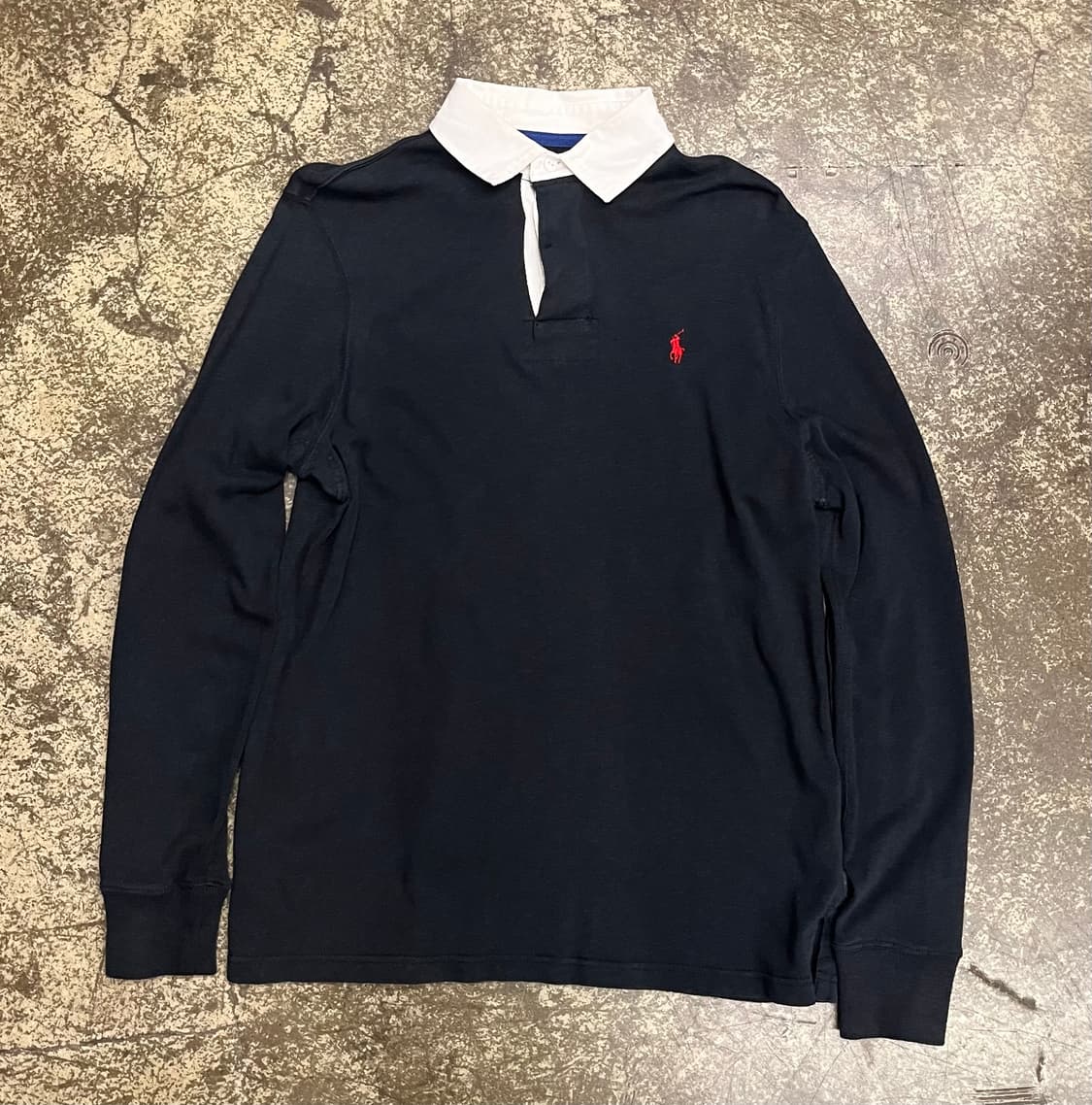 폴로 랄프로렌 럭비 셔츠 블랙 긴팔 상품이미지1