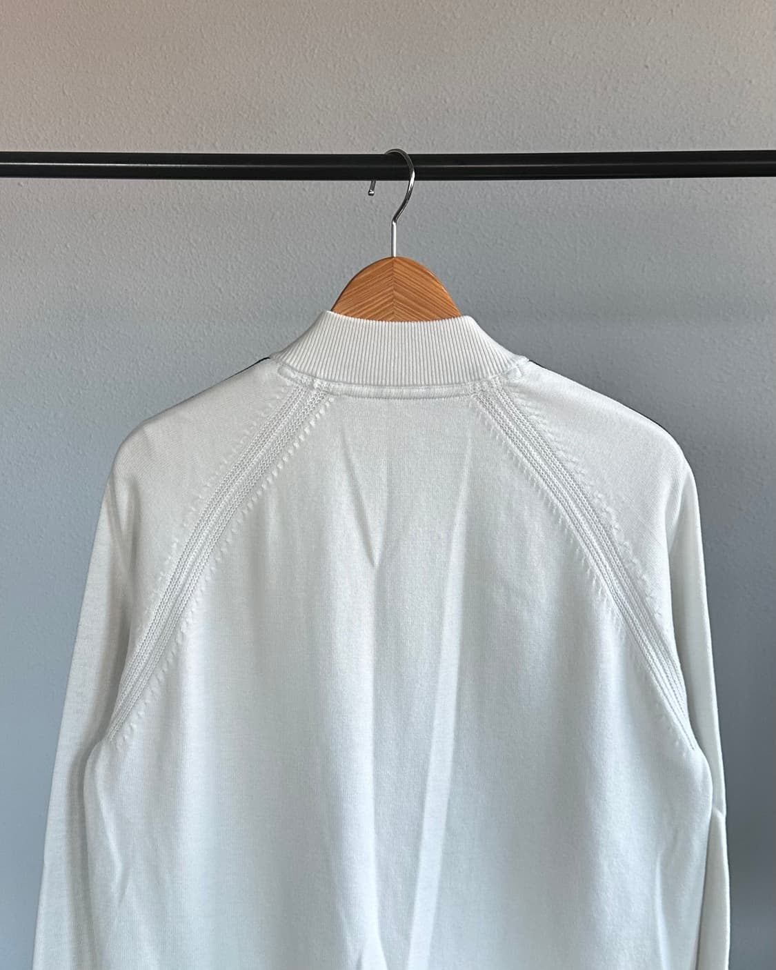 [XL]아디다스 클래식 삼선 화이트 니트 자켓 상품이미지6