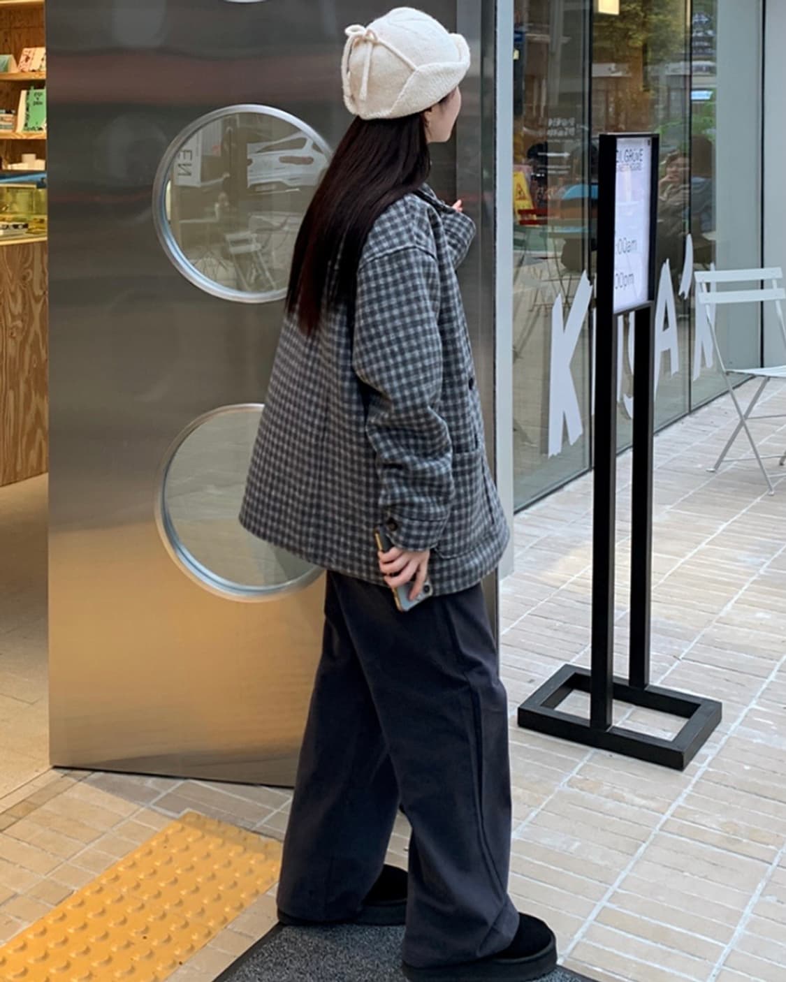어리틀빗 밴딩 팬츠_네이비 상품이미지4