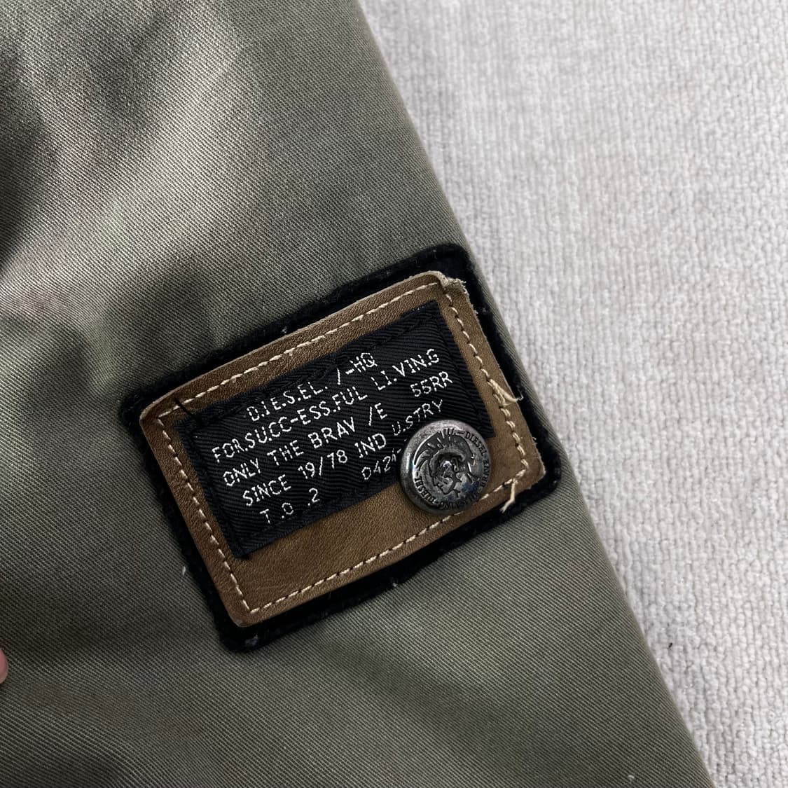 100 디젤 빈티지 필드 후드 야상 자켓 상품이미지4