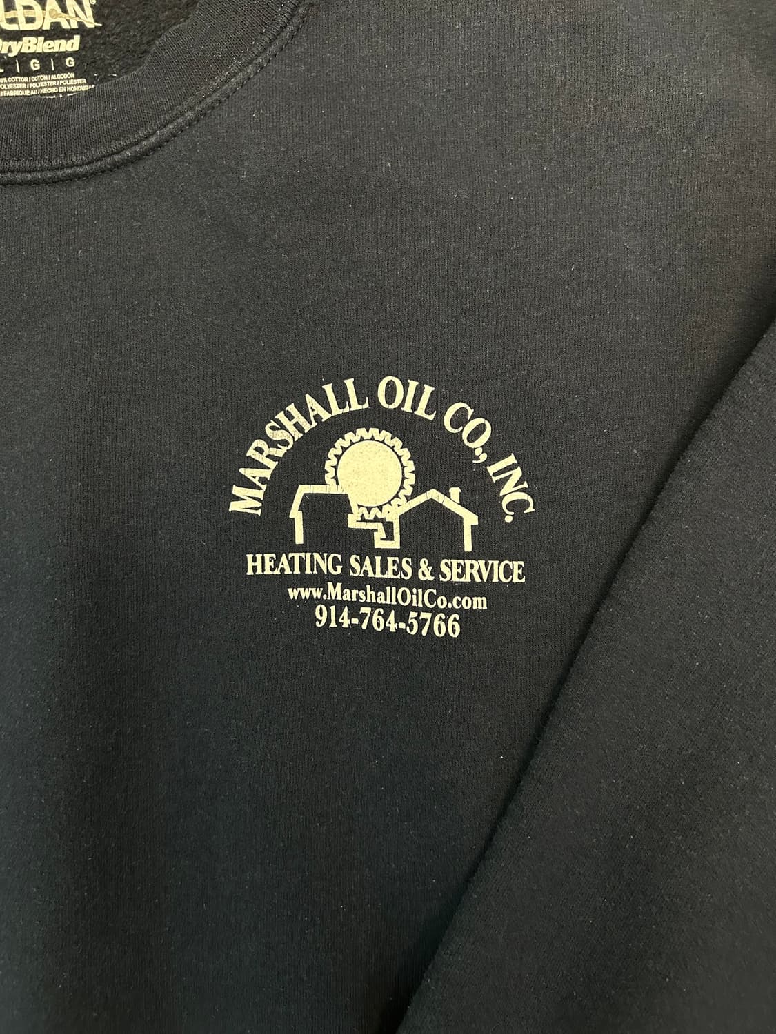 길단 네이비 프린팅 맨투맨 상품이미지5