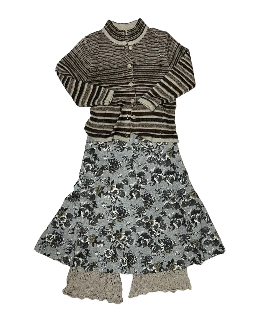 Flower flared skirt 상품이미지6