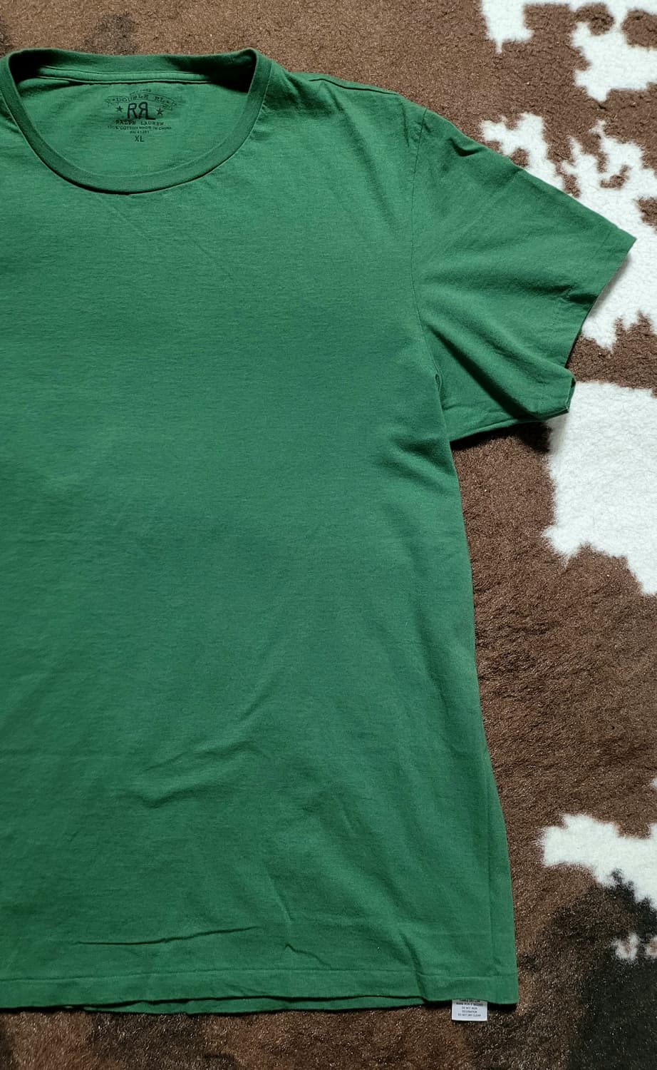 RRL  샵그린 색상 라운드 티 XL 상품이미지3