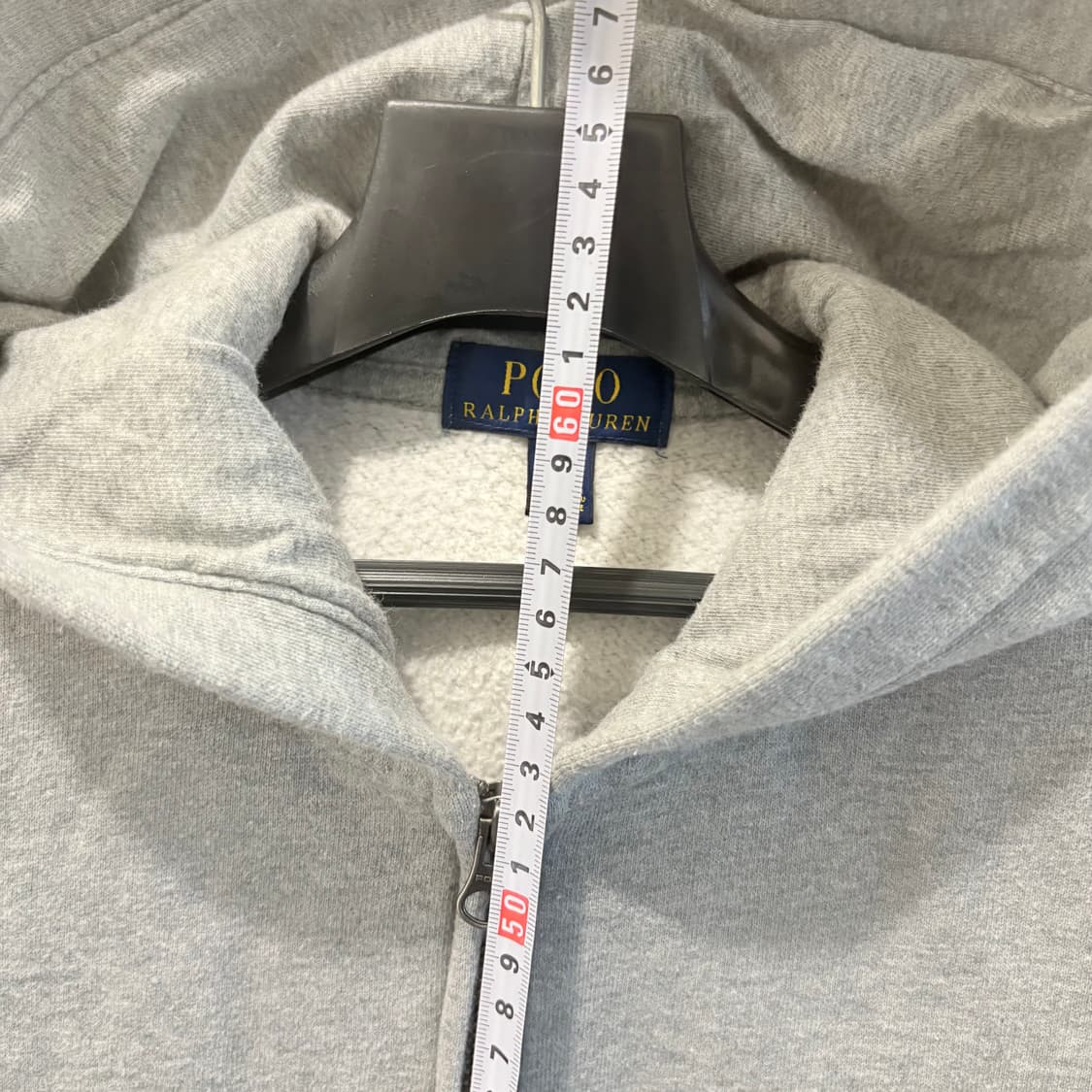 폴로 빈티지 그레이 후드집업 상품이미지6
