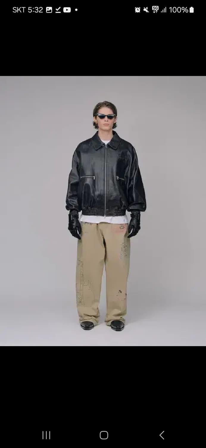 stu hank 레더자켓 L 상품이미지4