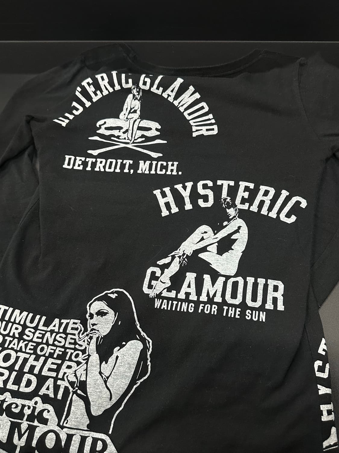 히스테릭 글래머 걸 바이크 롱슬리브 긴팔 티셔츠 상품이미지6