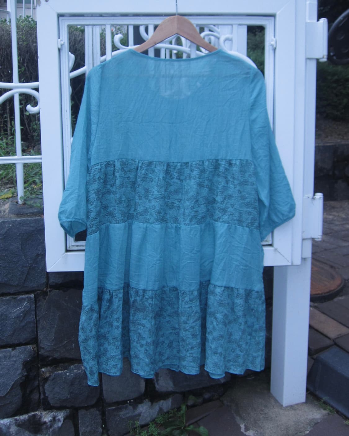 vintage blue flower ops 상품이미지5