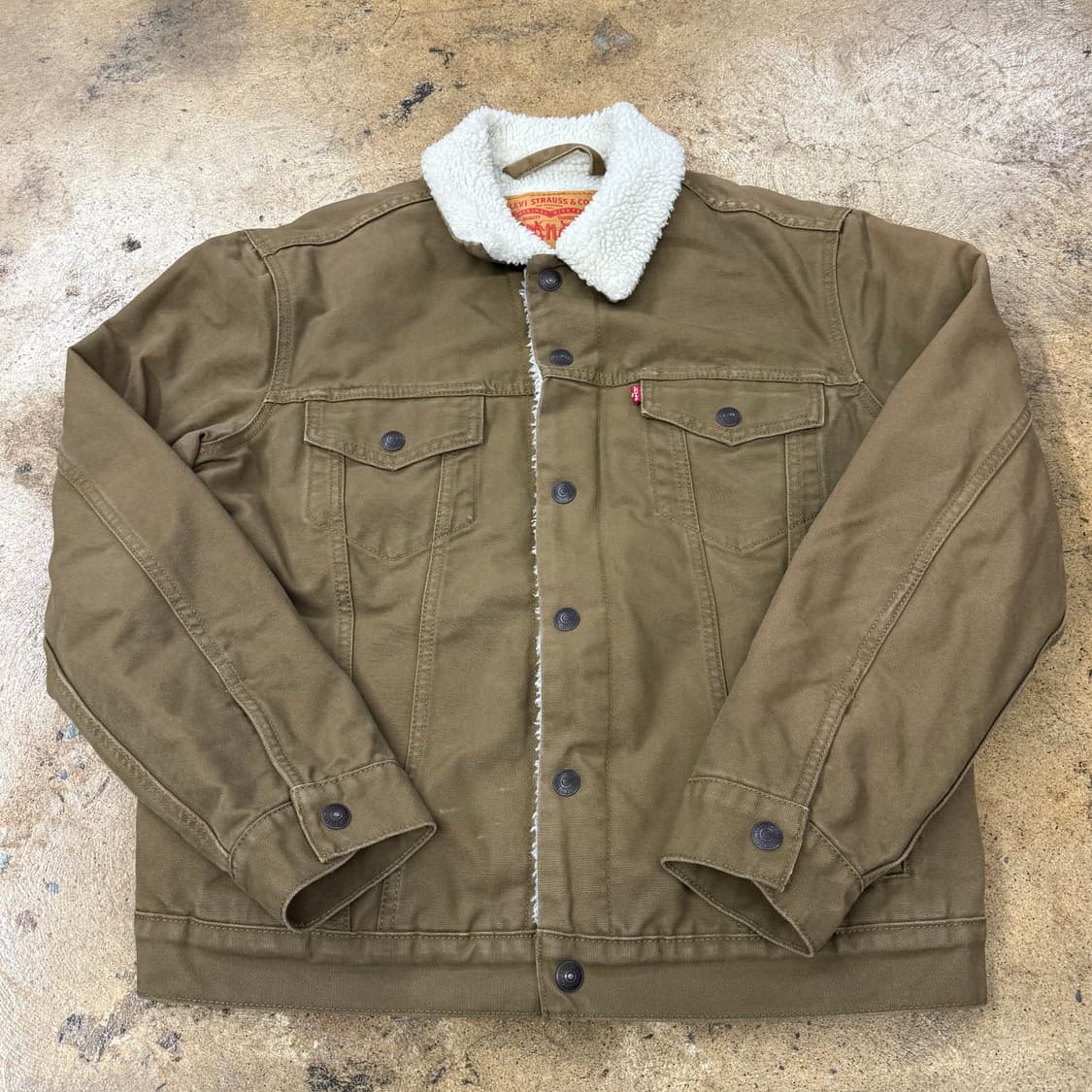  리바이스 브라운 쉐르파 트러커자켓 상품이미지2