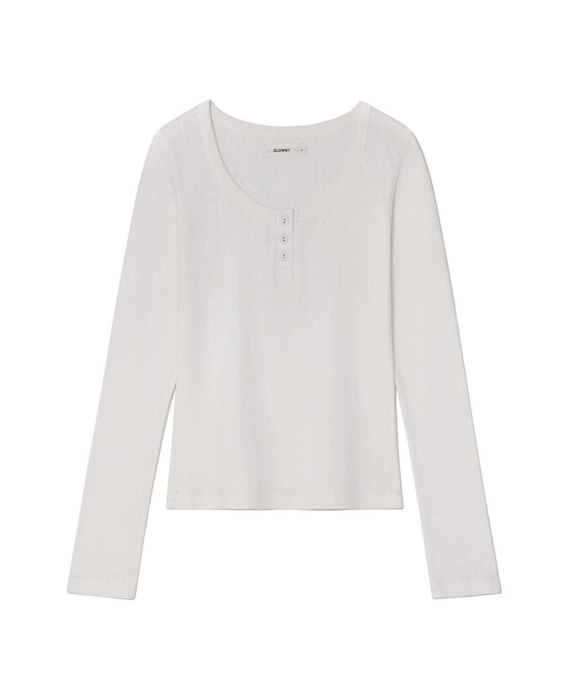 글로니 롱슬리브 화이트 상품이미지1