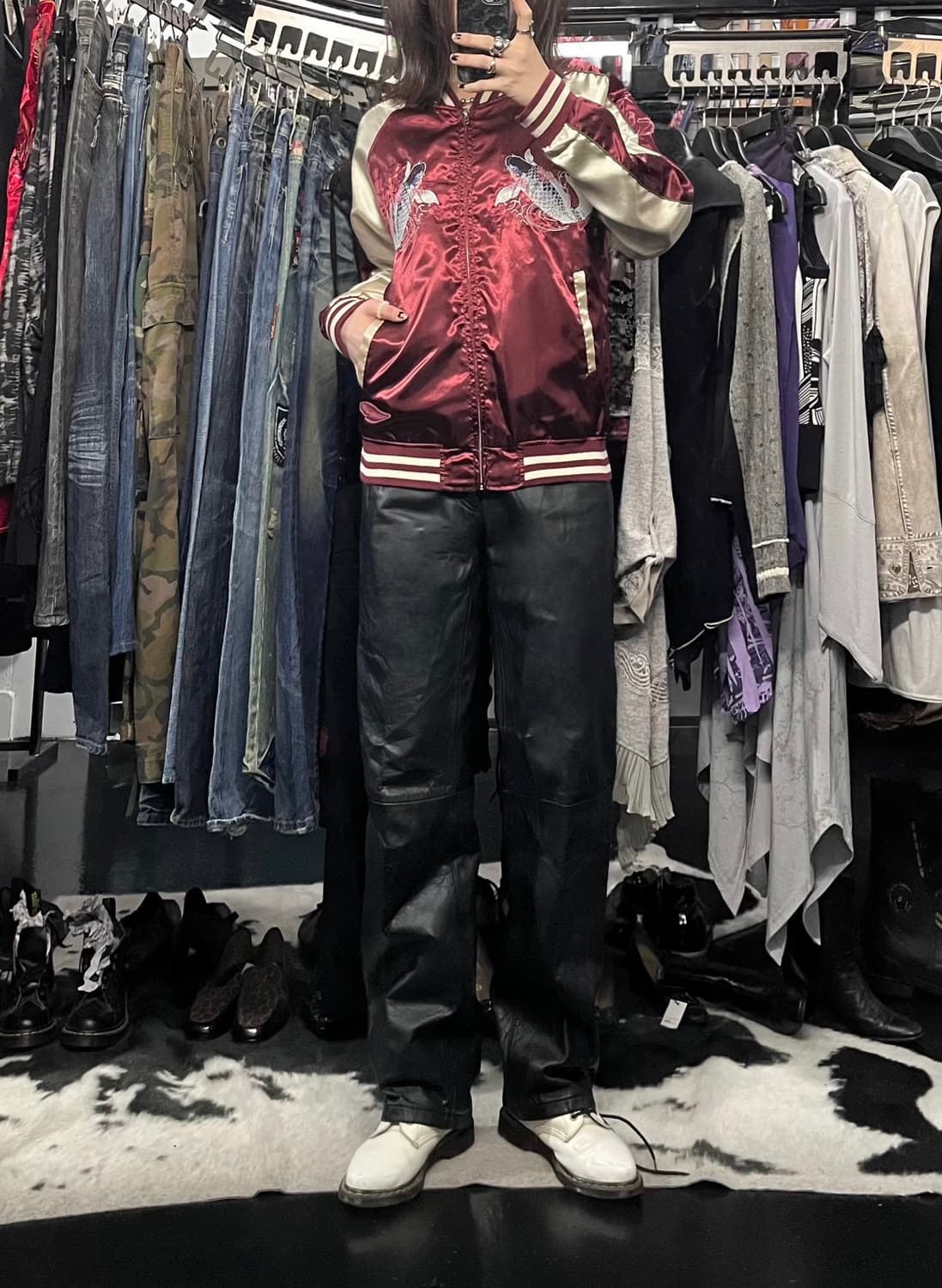 소 가죽팬츠 상품이미지1