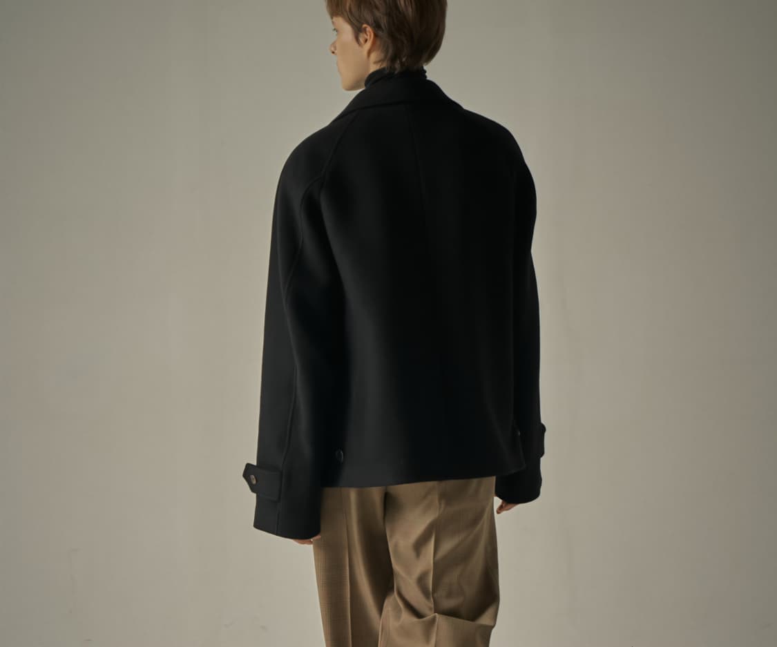 파사드패턴 카멜헤어 하프 코트 상품이미지2