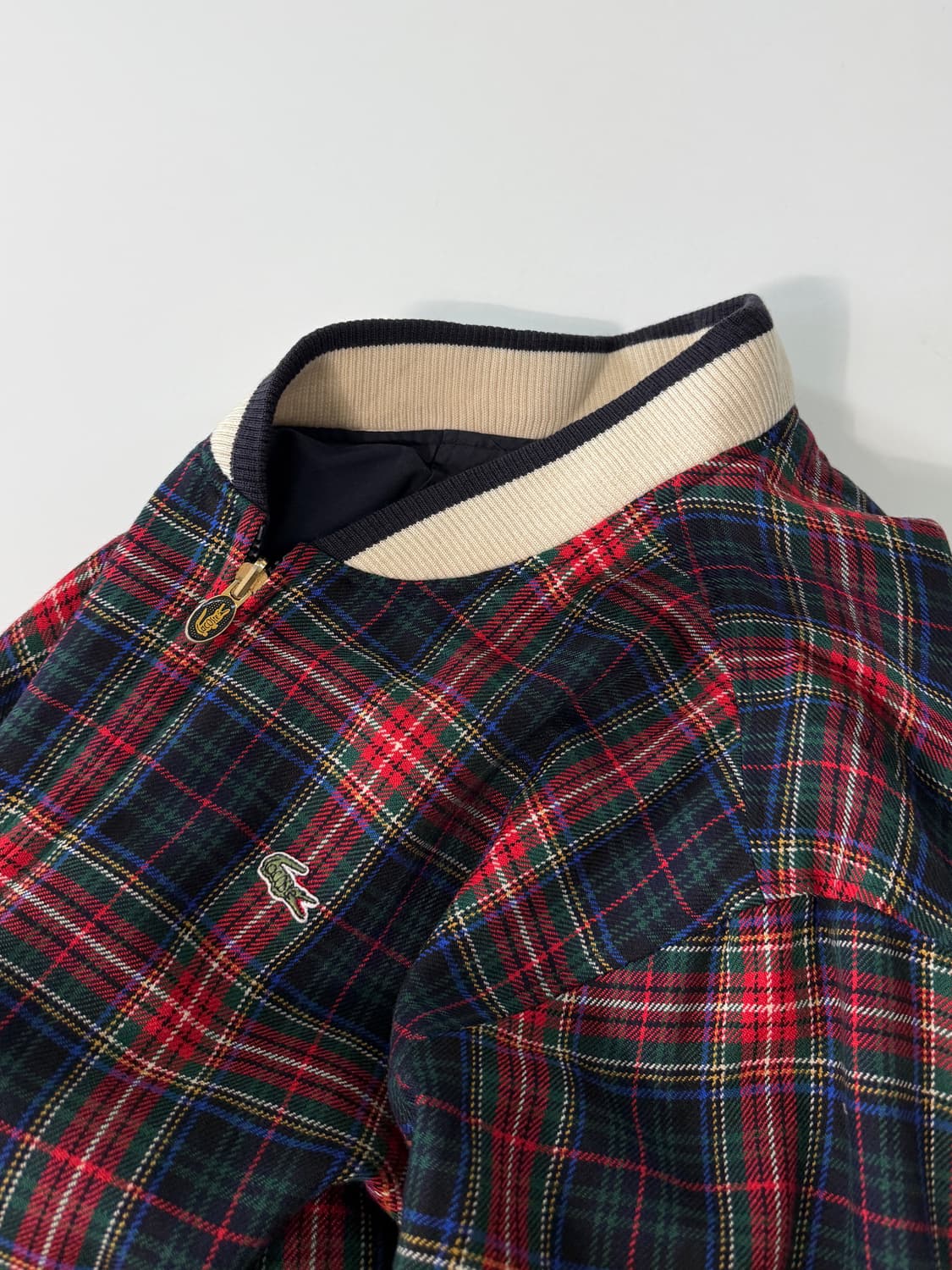 라코스테 00‘s 루즈핏 양면 모직 블루종 자켓 상품이미지7