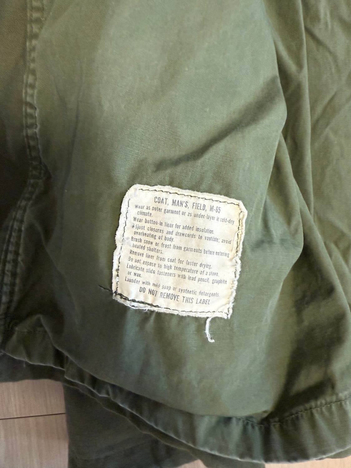 필드자켓 m65 2세대 은색지퍼 xl 상품이미지3