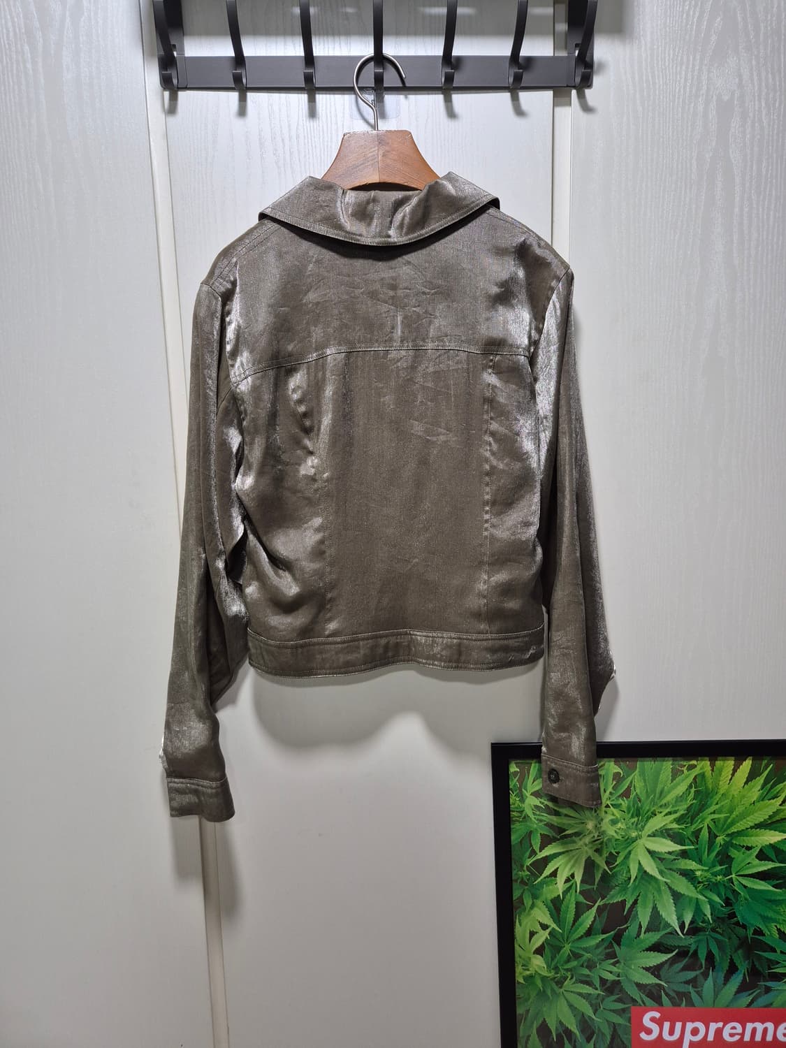 (세일)JPN VTG.브레인걸 카키 셔츠 자켓 상품이미지10