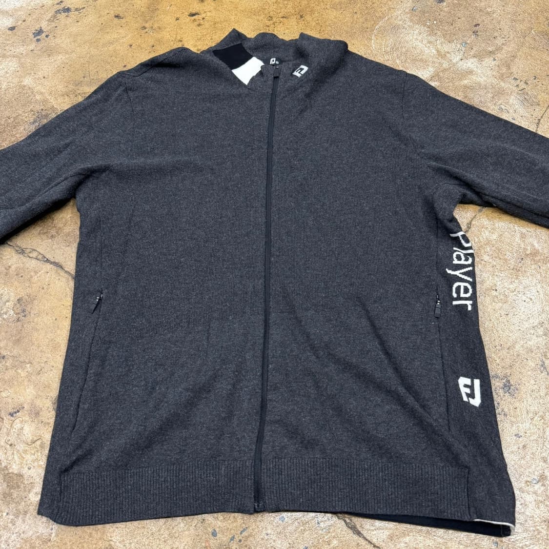[ 정품/2XL,110 ] 풋조이 니트 집업 b10 상품이미지3