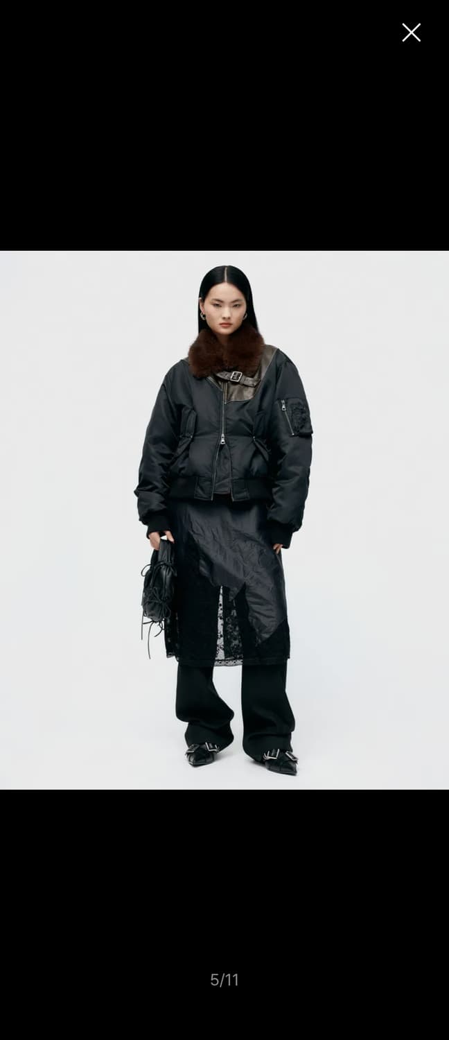 앤더슨벨 퍼 붐버자켓 / fur  ma-1 bomber 상품이미지5