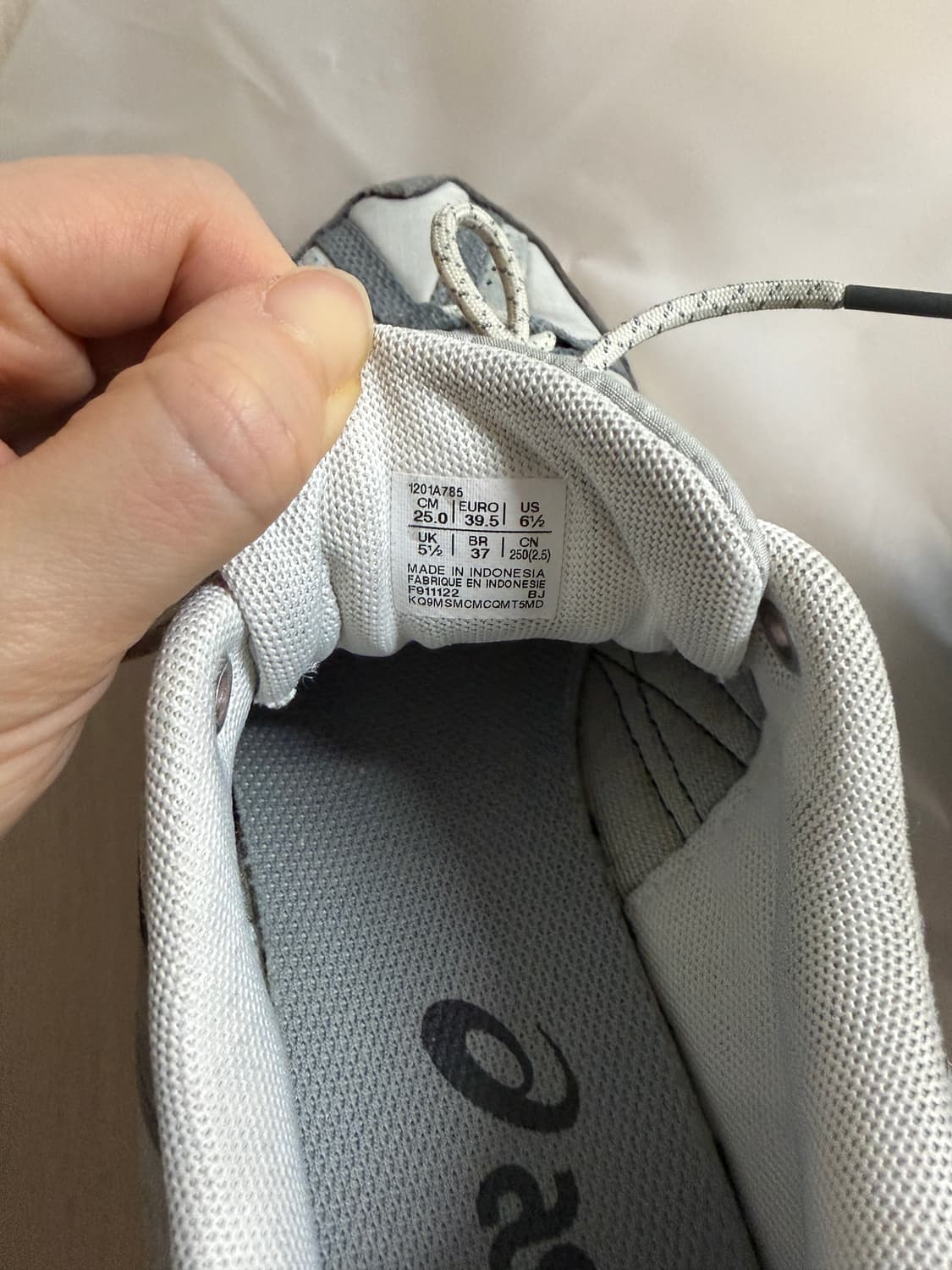 아식스 젤 소노마 15-50 오이스터 그레이 클레이 그레이 250 상품이미지7