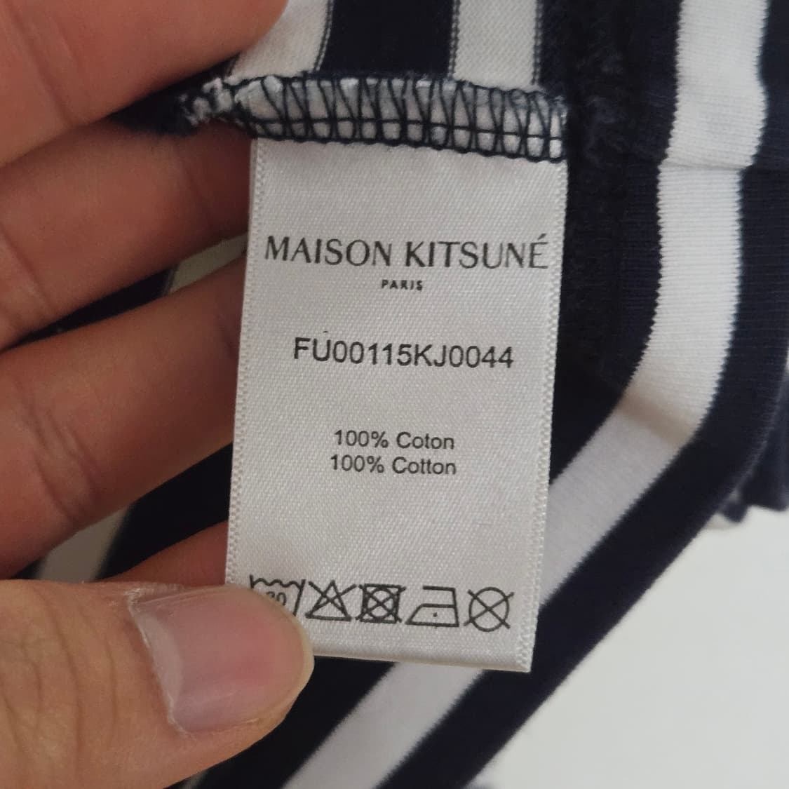 메종키츠네 스트라이프 티셔츠 / 여성 티셔츠 / 여성 긴팔티셔츠  상품이미지6