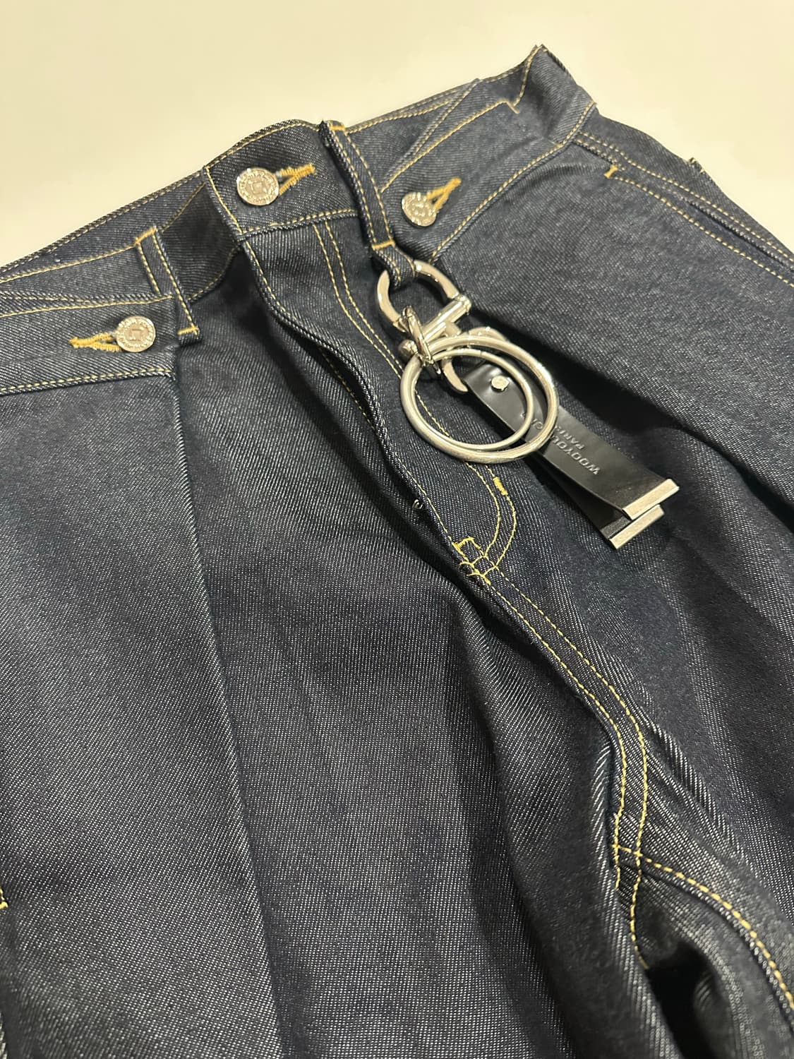 [46사이즈] 우영미 폴딩 데님 팬츠 상품이미지2