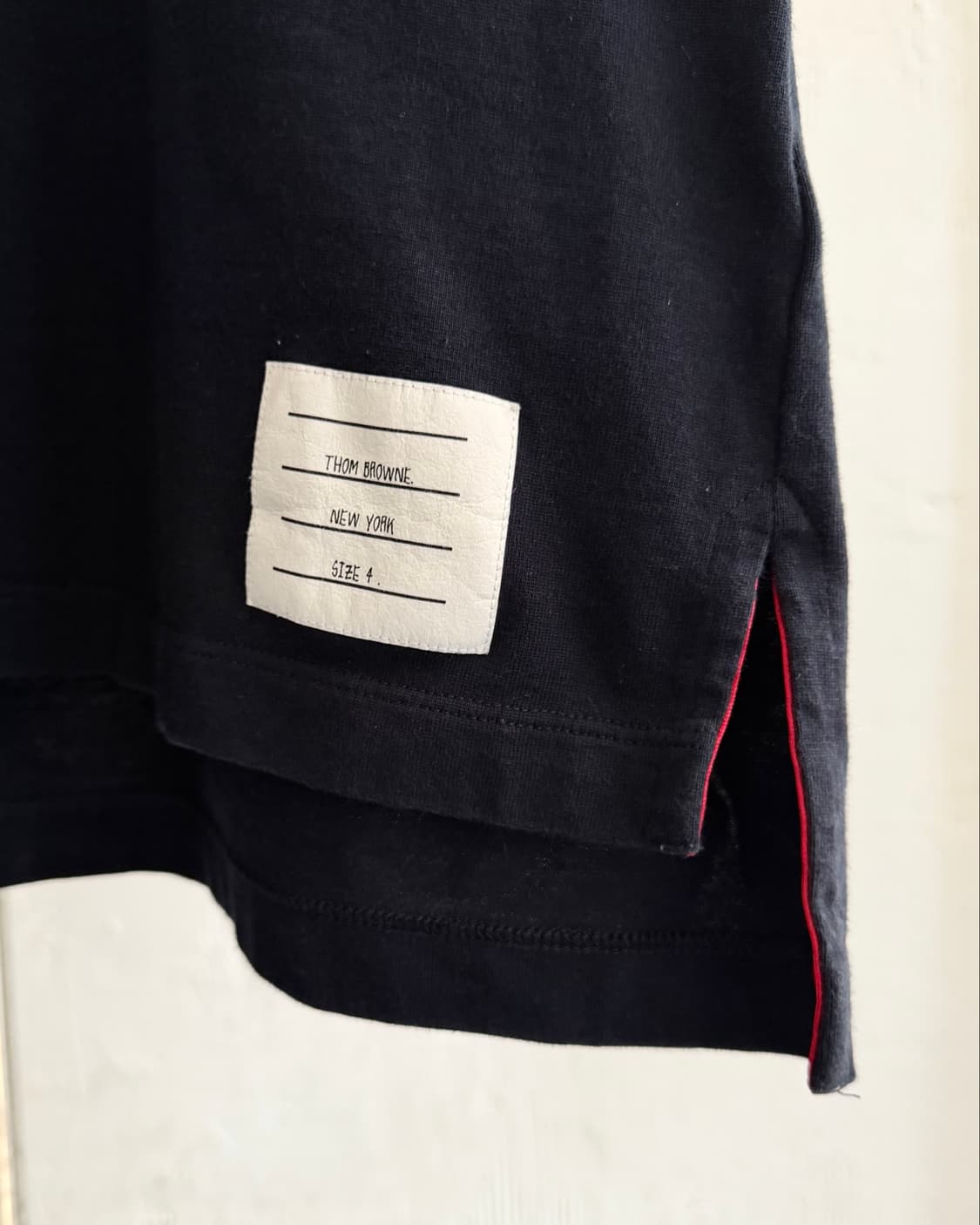 Thom Browne 톰브라운 미드웨이트 스트라이프 삼선 티셔츠 상품이미지7
