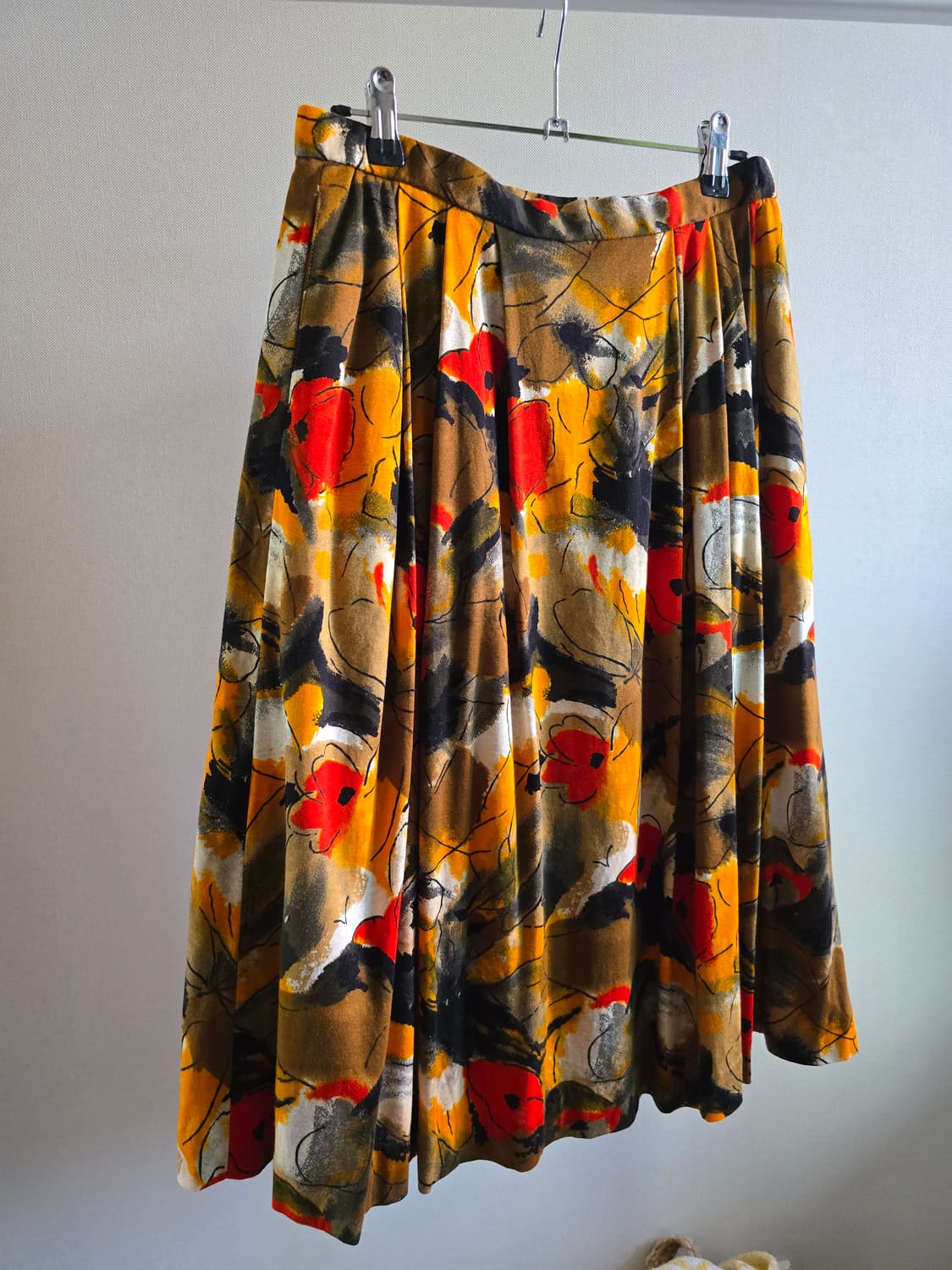 vintage Painterly Soft Flare Skirt 상품이미지1