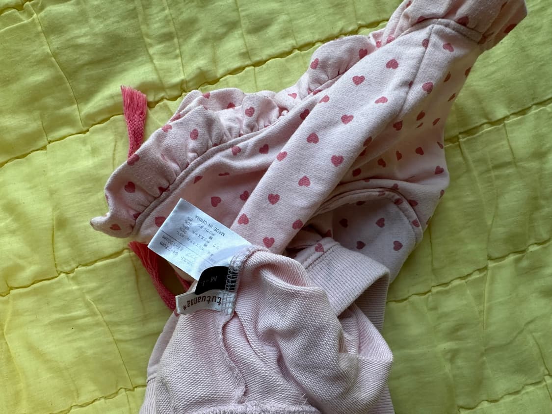 하트 포켓 도트 프릴 코튼 스트링 쭈리 반바지 큐트 갸루 스타일 상품이미지3