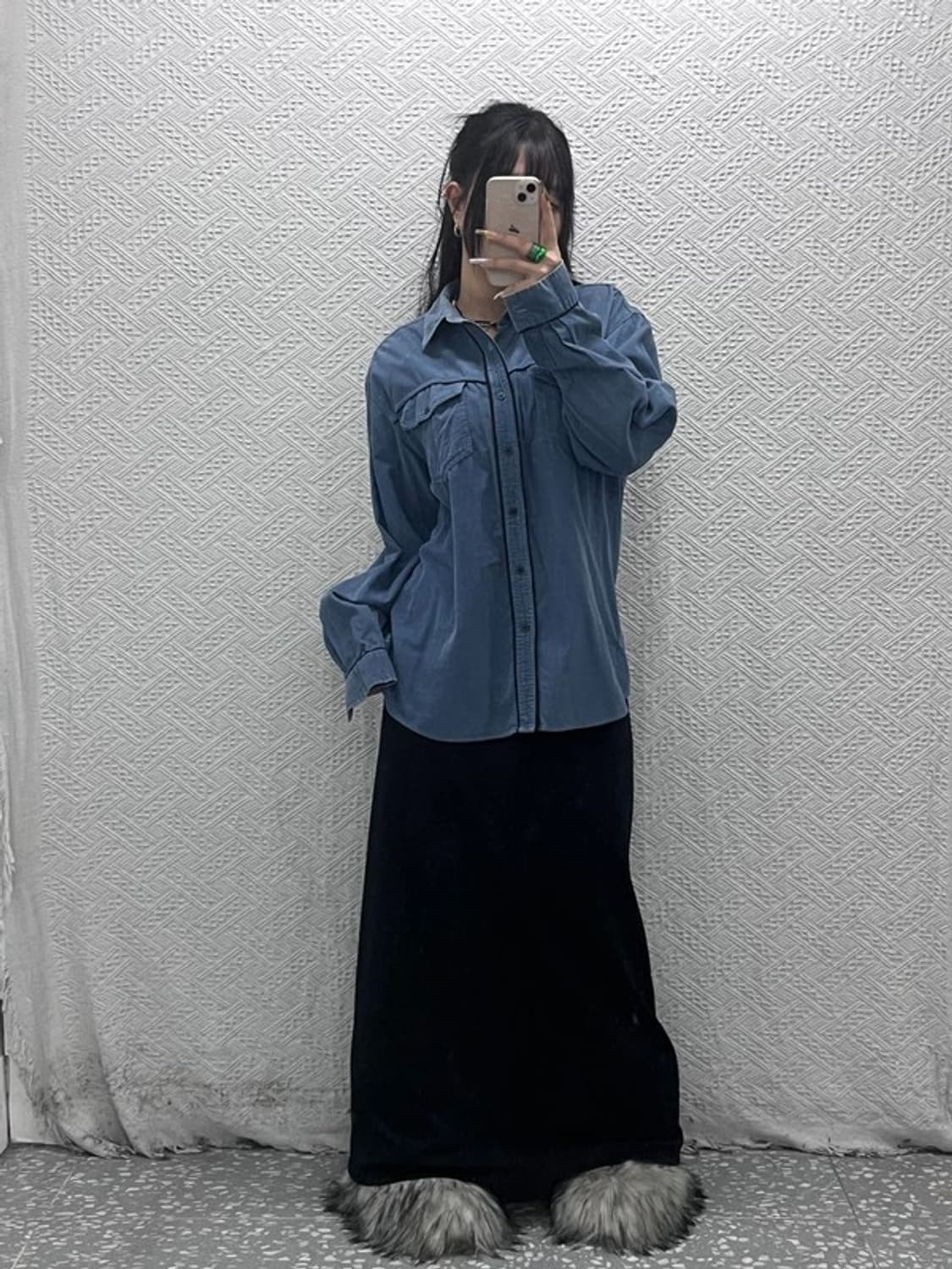 LEE 빈티지 레트로 USA 웨스턴 포켓 셔츠 100 C08089 상품이미지2