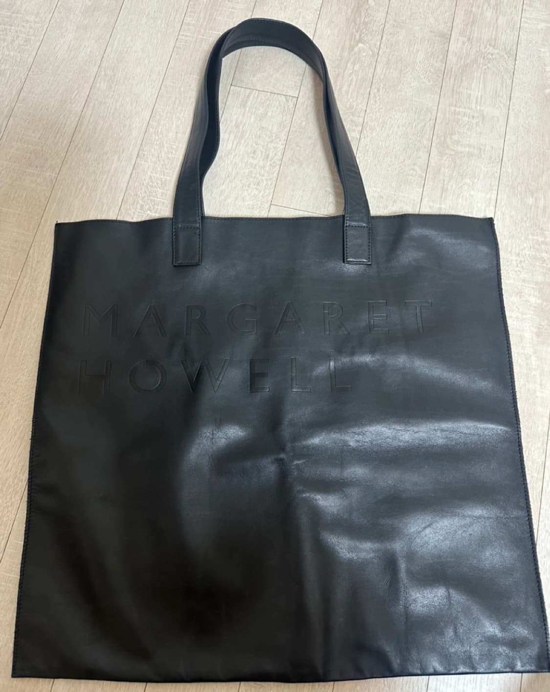 [레더 토트백] MHL/마가렛호웰 / black / onesize 상품이미지1