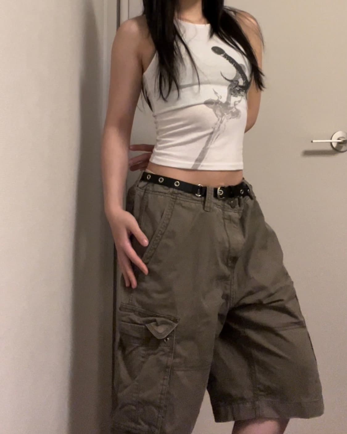 knife printing sleeveless 상품이미지3