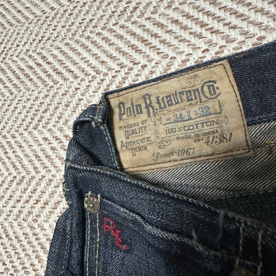 POLO RALPH LAUREN denim pants vintage 상품이미지3
