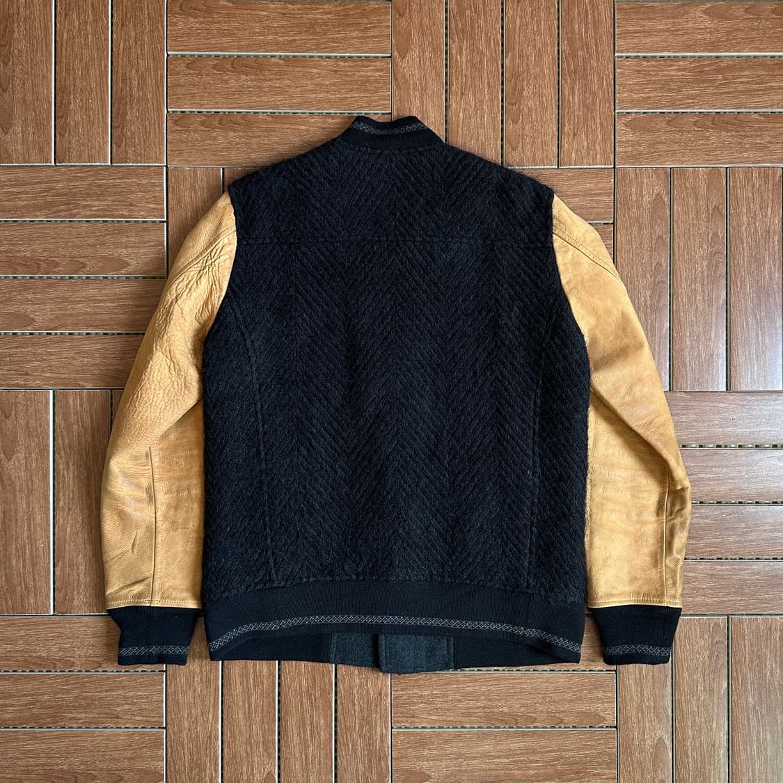 Shareef wool leather varsity jacket 상품이미지2