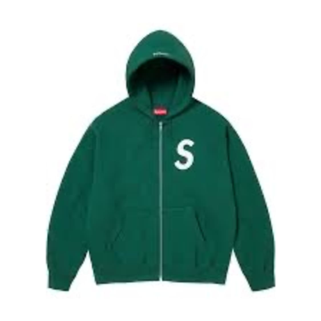 슈프림 S로고 후드 집업 그린 L 23fw 상품이미지1
