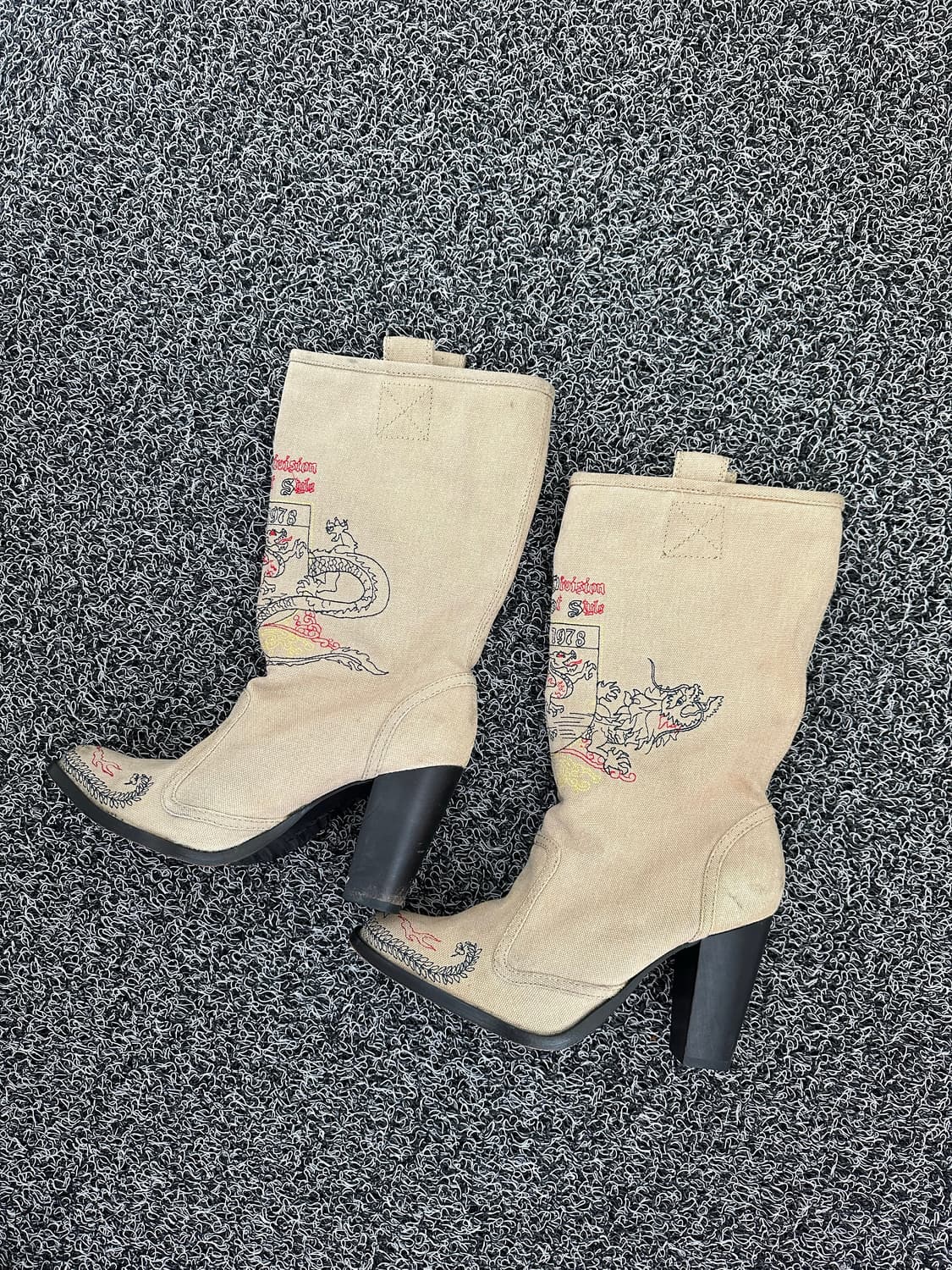 Diesel 디젤 웨스턴 롱부츠 상품이미지5