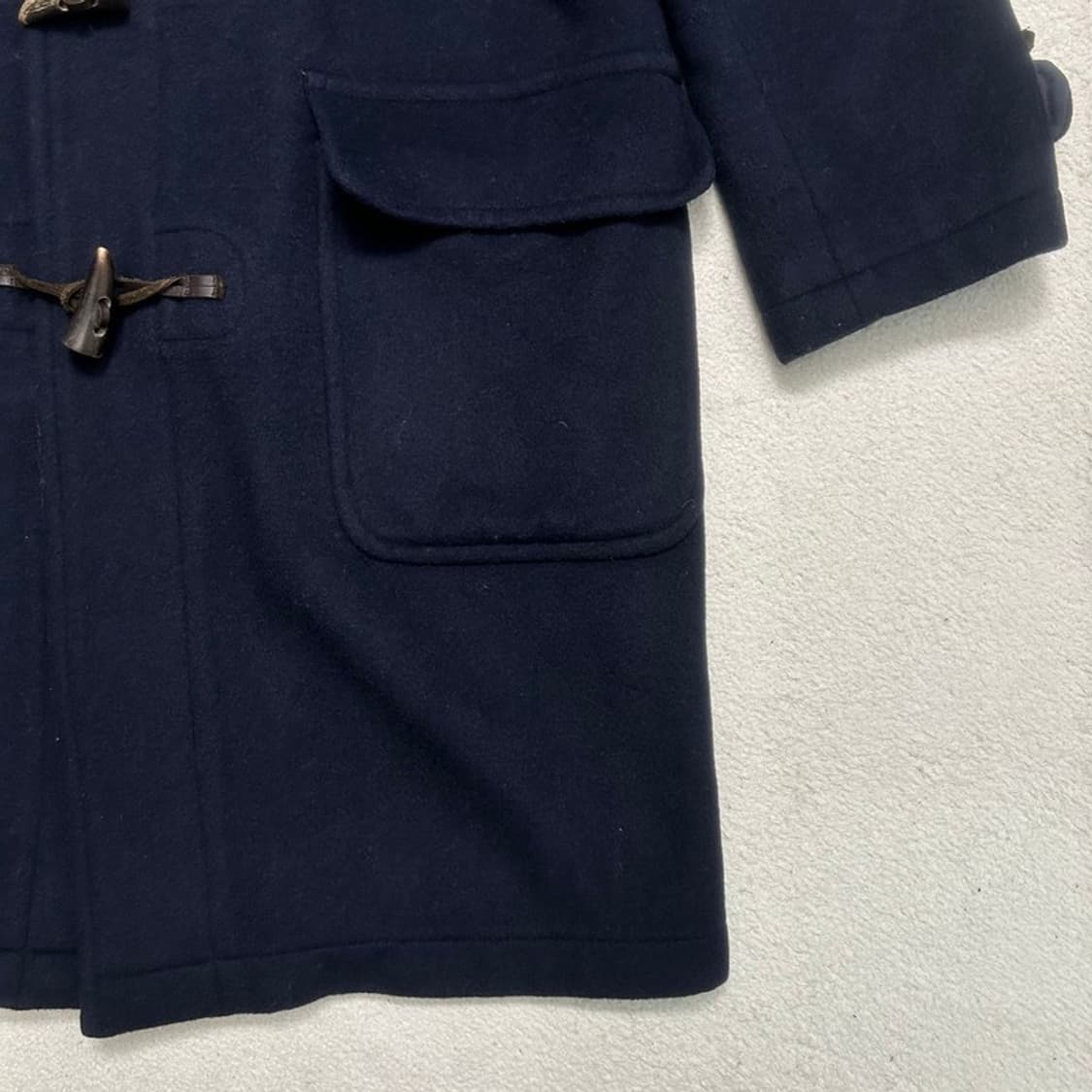 헤지스 네이비 울 혼방 더플 코트 90 상품이미지2