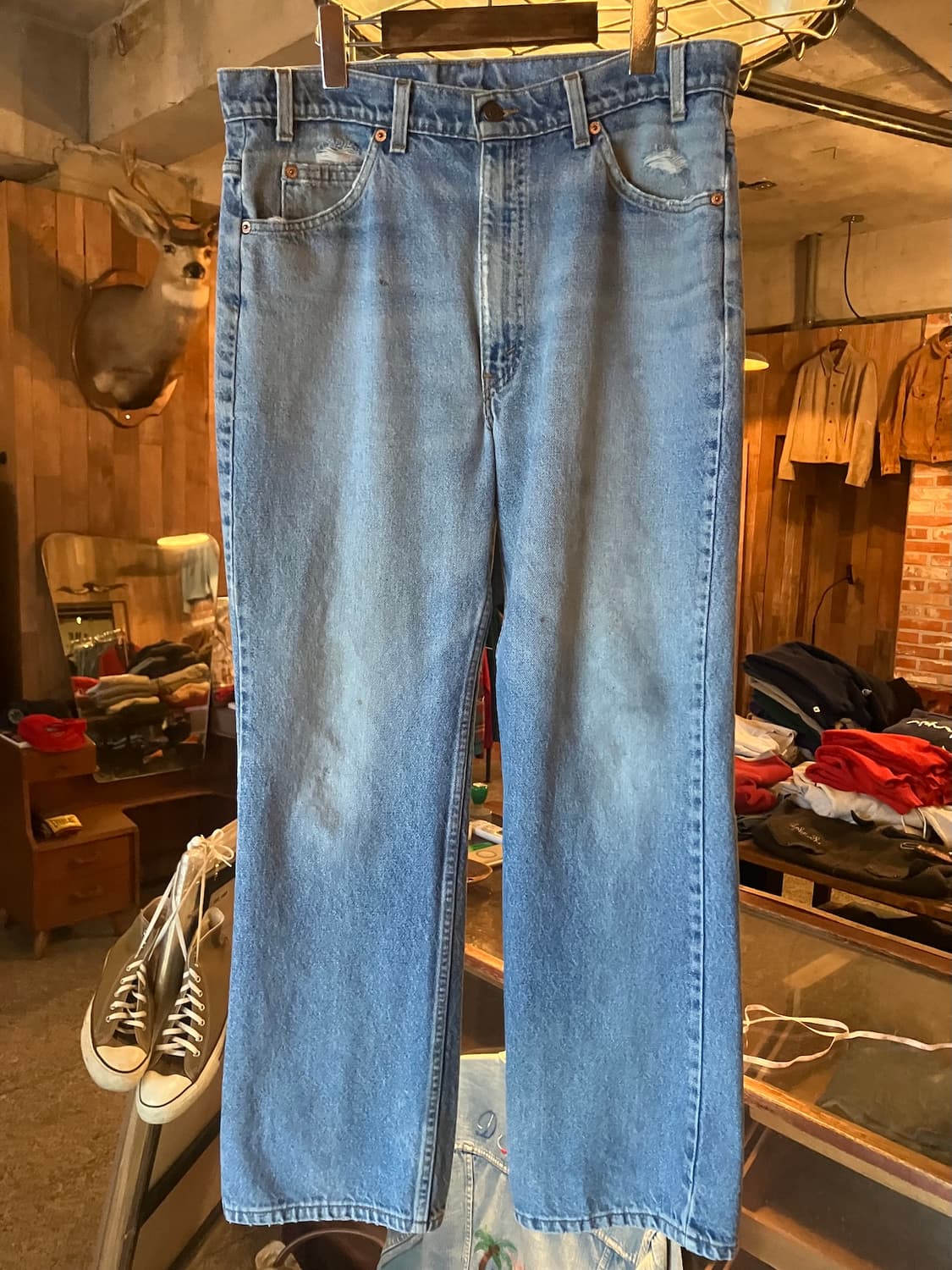 90s USA Levis 517 Boot Cut Denim Pants 상품이미지2