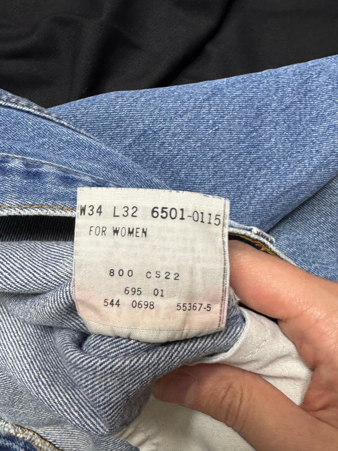 Levis 501 데님 34 32 상품이미지3