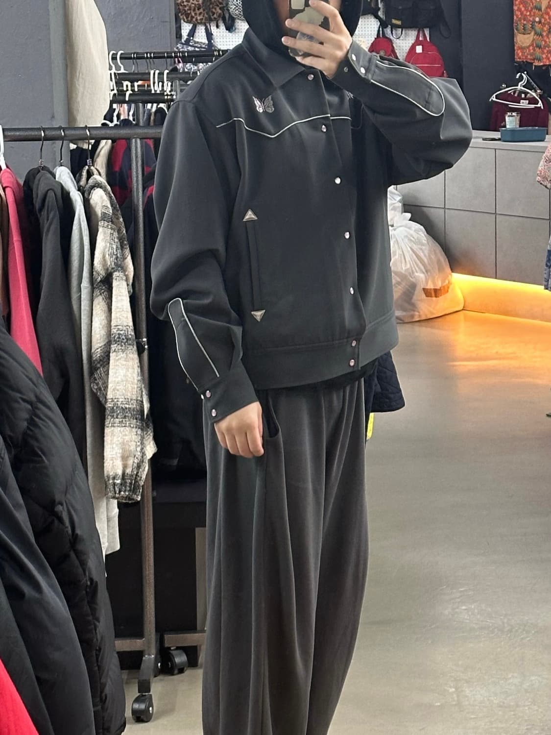 니들스 웨스턴 카우보이 파이핑 자켓  상품이미지1