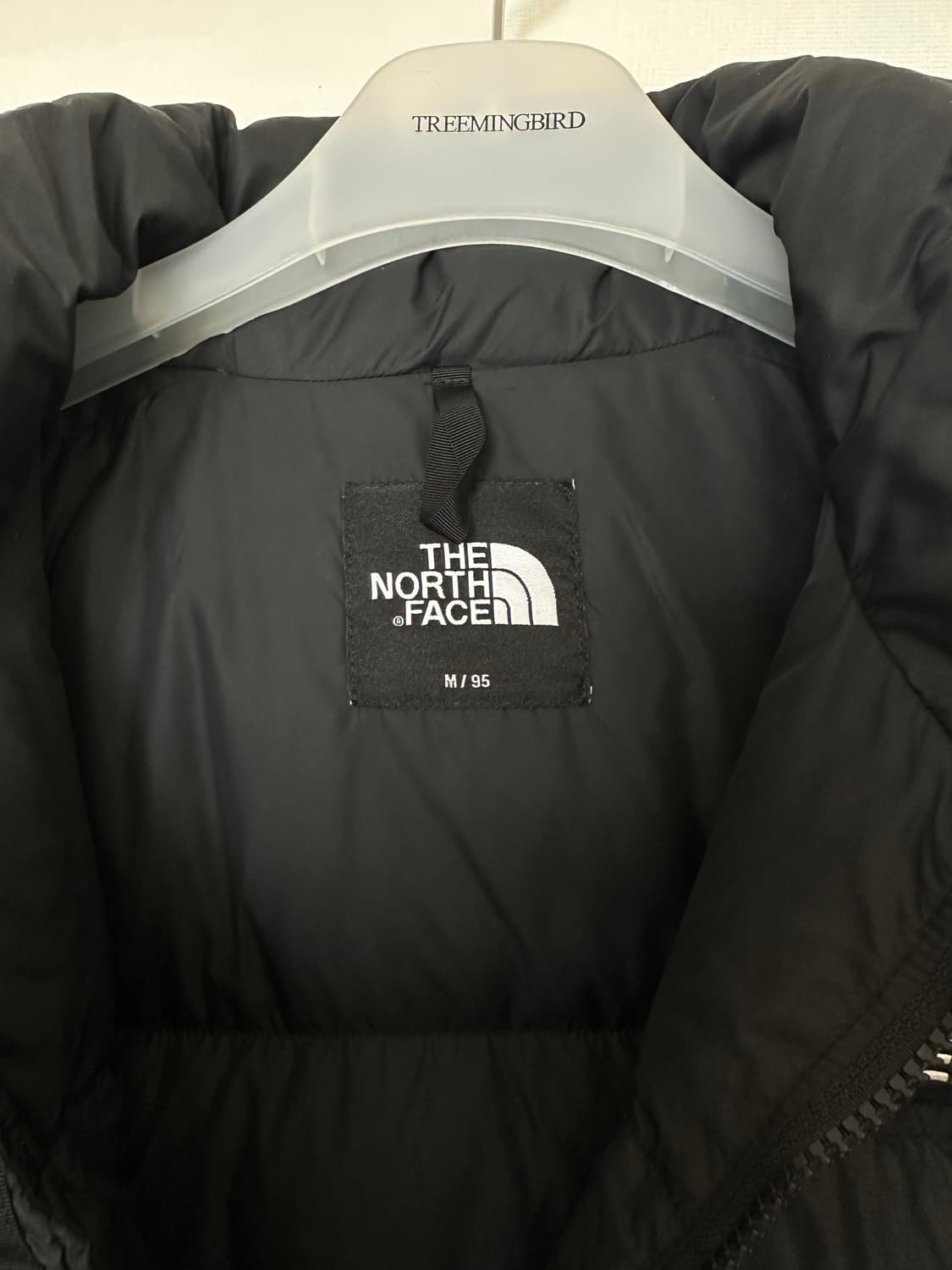 95 노스페이스 패딩 블랙 M 상품이미지3