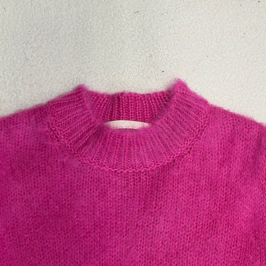 ROOMK 모헤어 니트 스웨터 핑크 F 상품이미지3