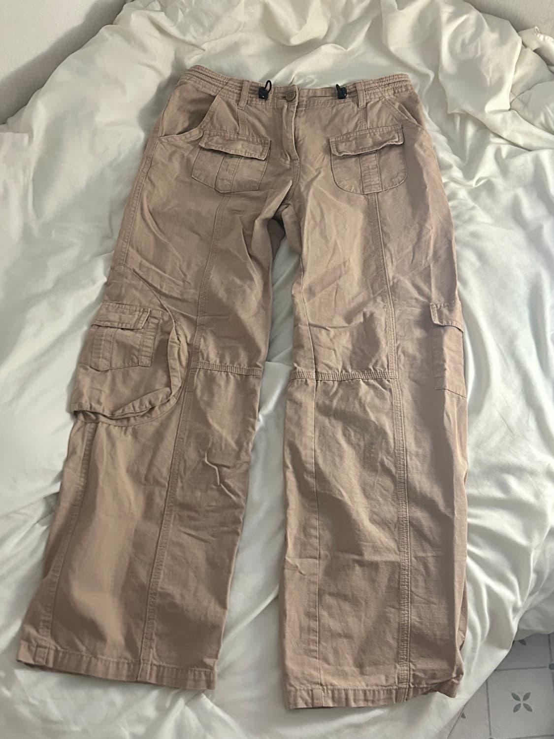 브랜디멜빌 로우라이즈 베이지 킴 카고 팬츠 상품이미지3